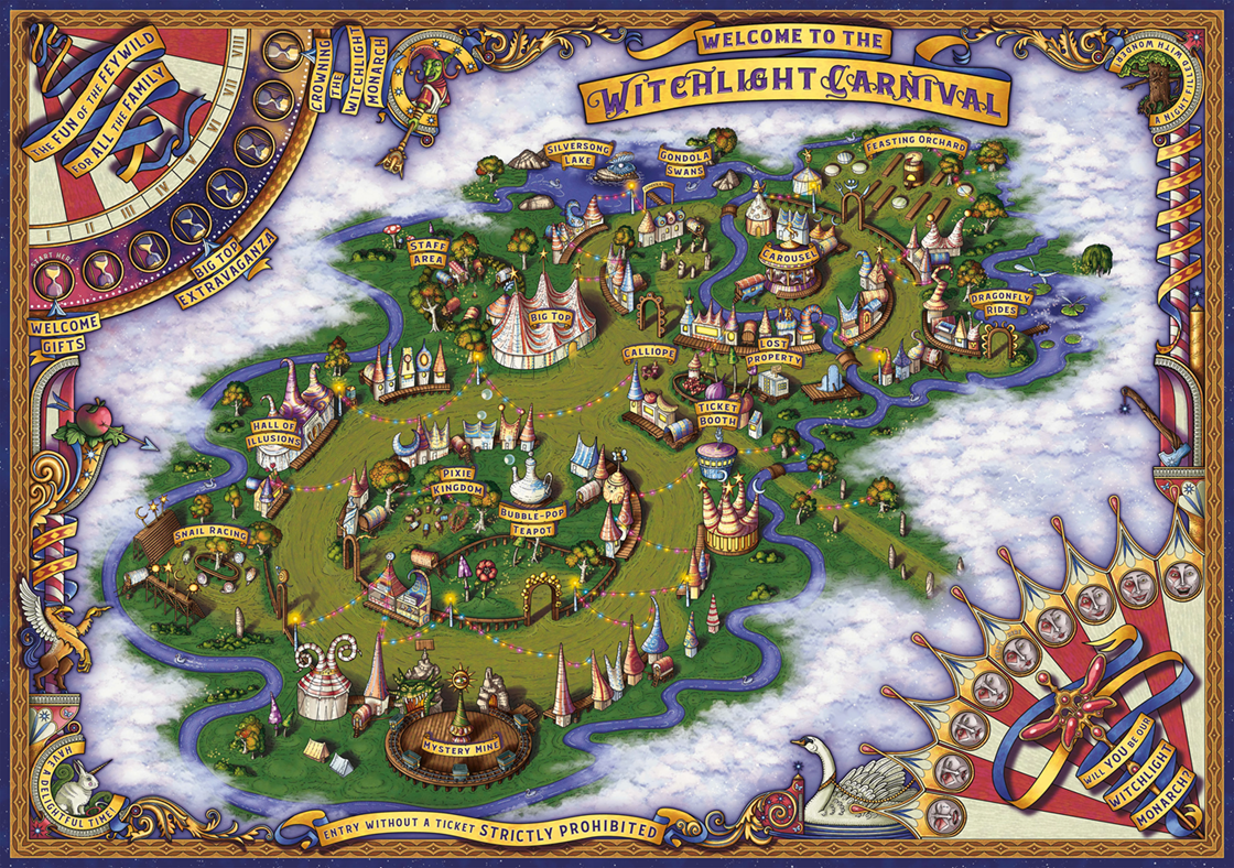 The carnival map